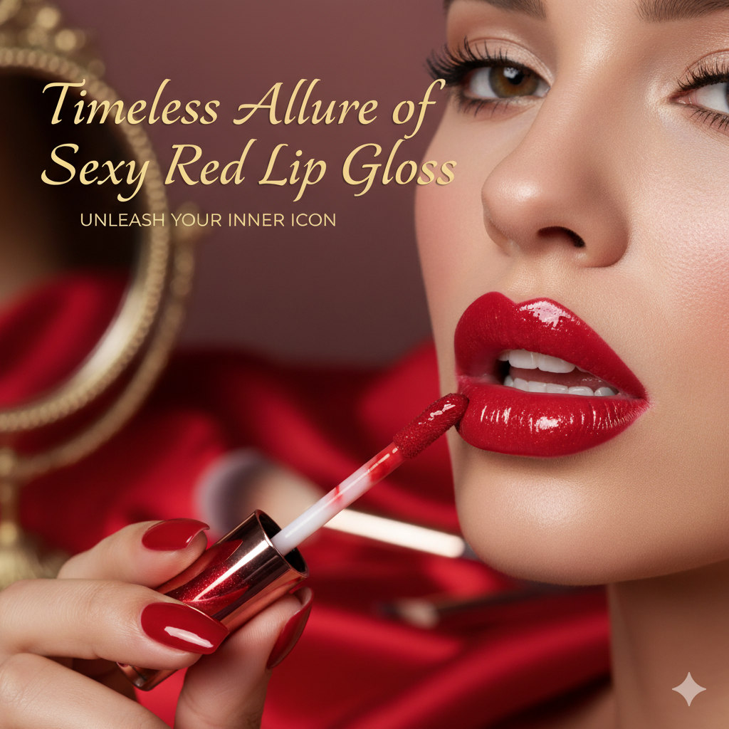 Timeless Allure of Sexy Red Lip Gloss
