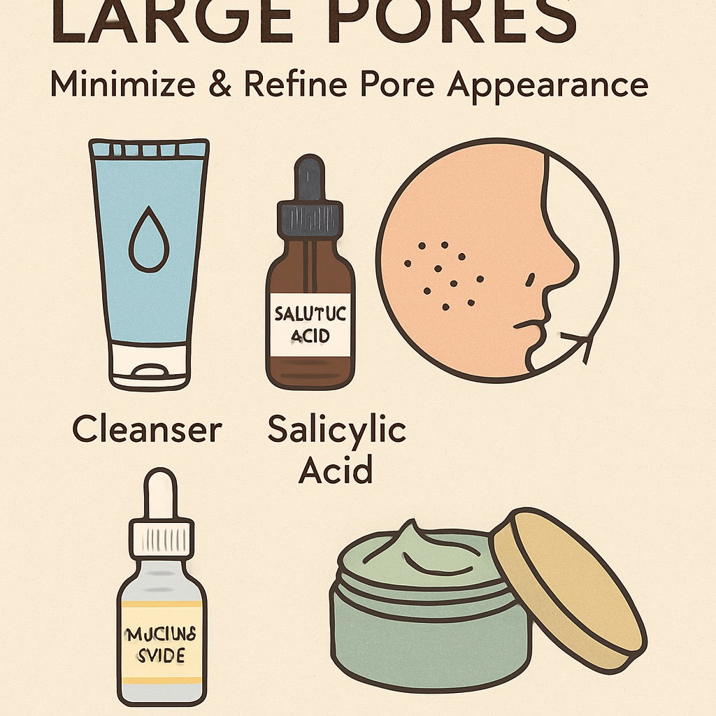 Skincare for Large Pores: Minimize & Refine Pore Appearance
