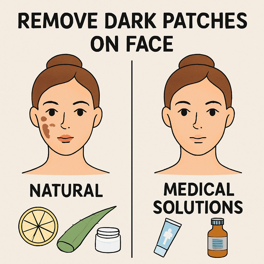 Remove Dark Patches on Face: Natural & Medical Solutions