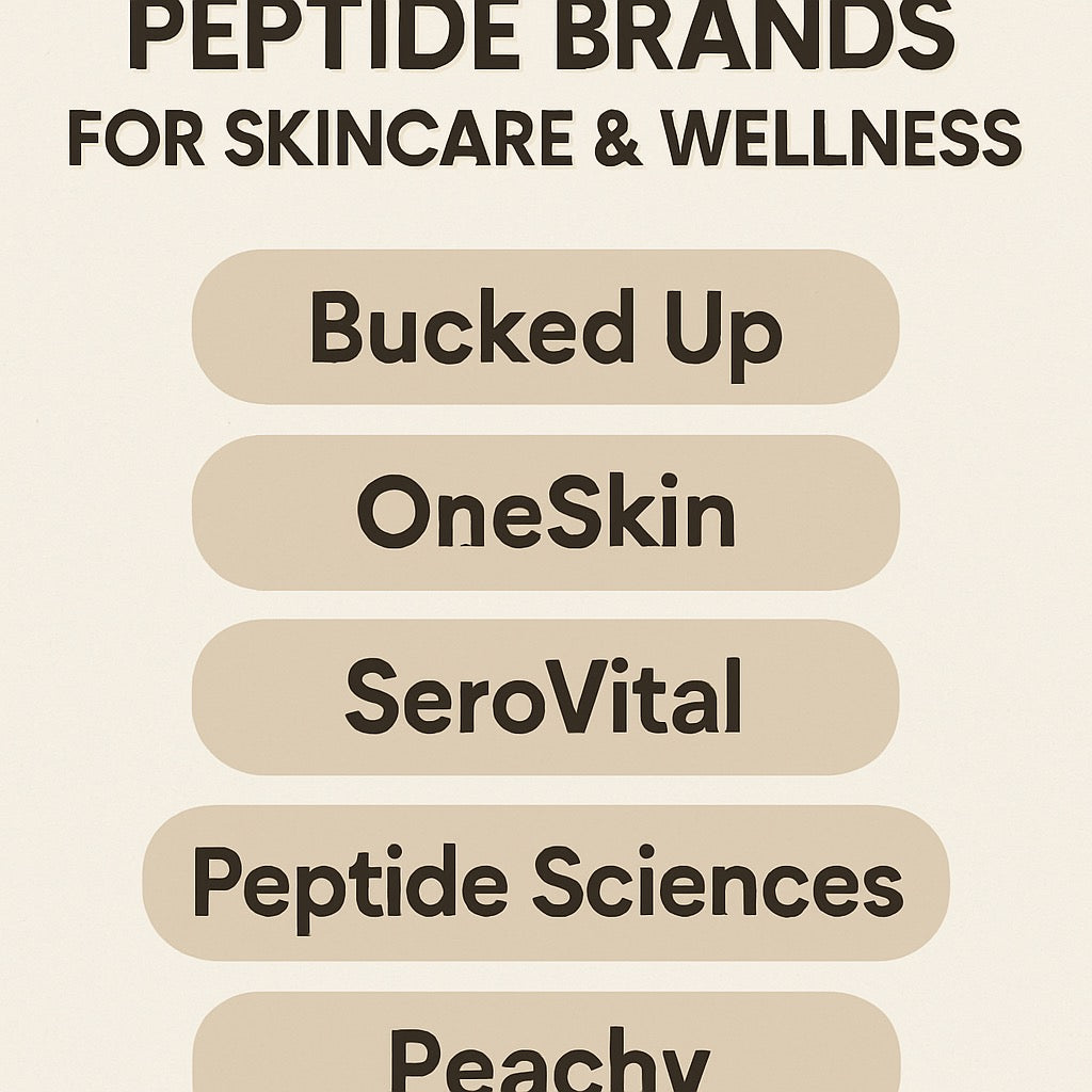 Top 2025 Peptide Brands for Skincare & Wellness